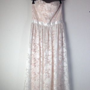 ERIN by Erin Fetherston Chiffon Strapless  Gown